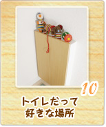 10 トイレだって好きな場所