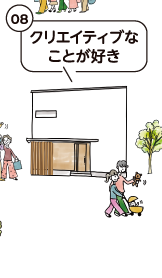 クリエイティブなことが好き