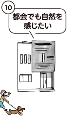 都会でも自然を感じたい