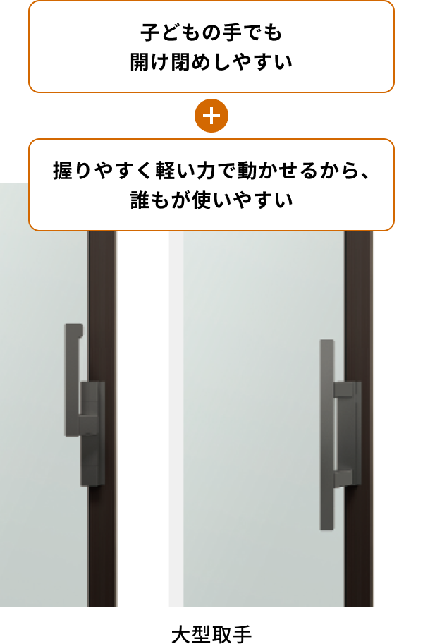 大型取手