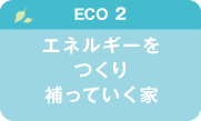 【ECO2】エネルギーをつくり、補っていく家