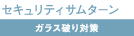 �Z�L�����e�B�T���^�[�� �K���X�j��΍�