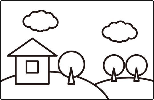 ぬりえ部門サンプル