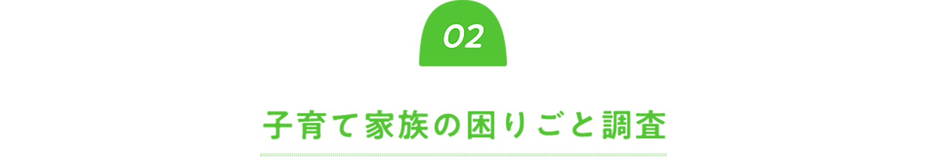 子育て家族の困りごと調査