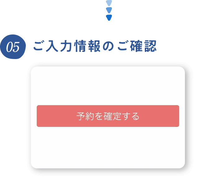 ご入力情報のご確認