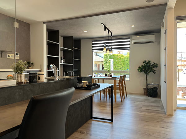 回遊動線で家事がらくになる家のLDK