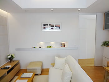 回遊動線で家事がらくになる家のリビング