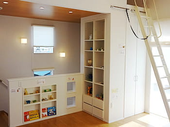 回遊動線で家事がらくになる家の子供部屋