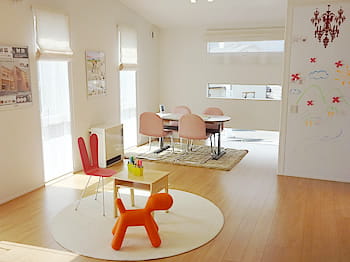 回遊動線で家事がらくになる家の子供部屋