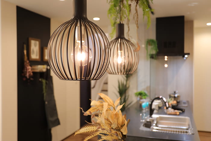 全館空調でいつでも快適な家のキッチン