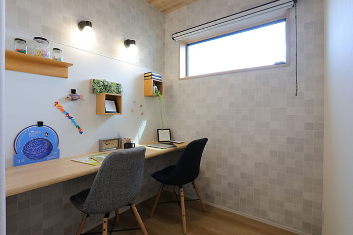 全館空調でいつでも快適な家の子供部屋