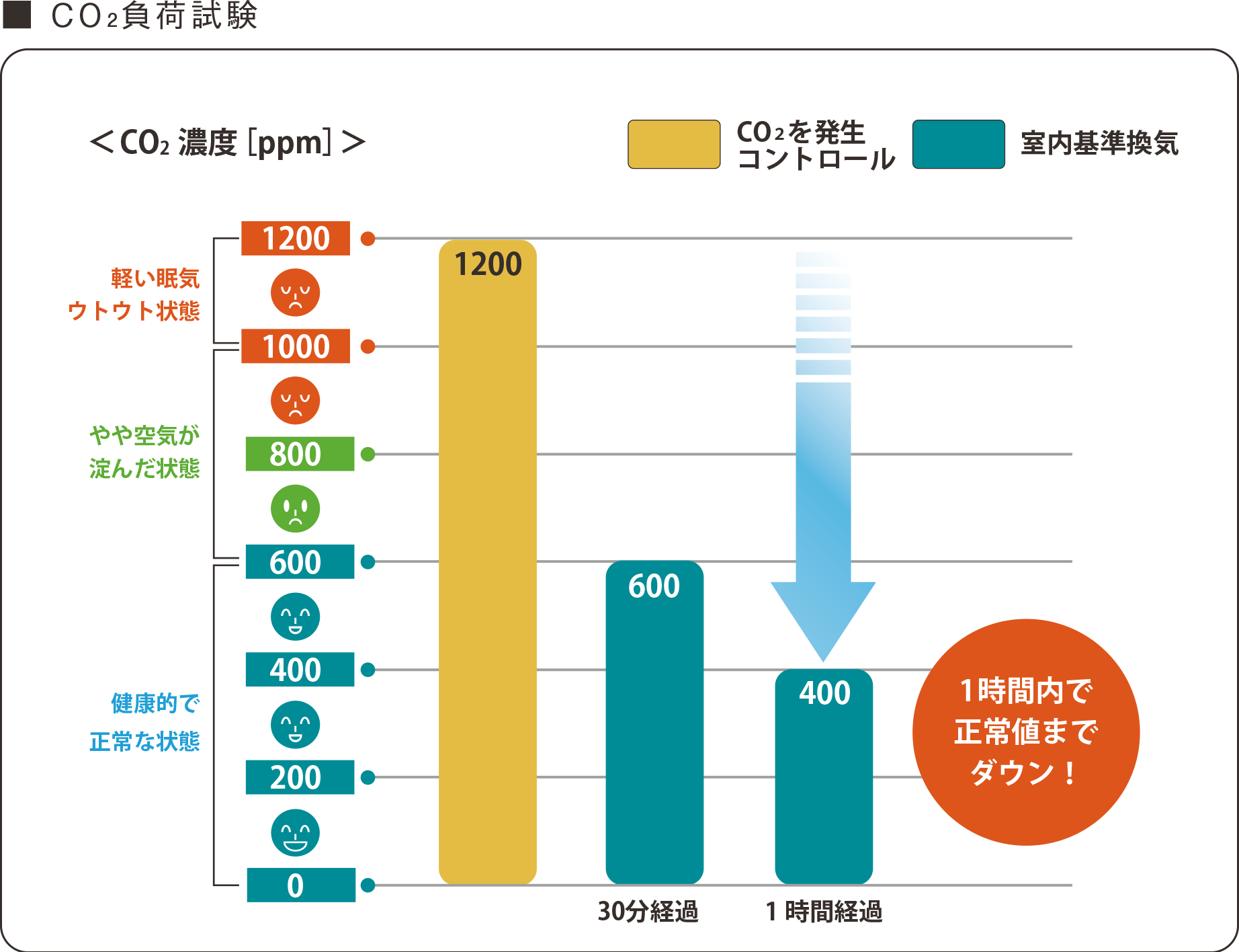 CO2負荷試験