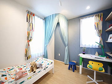 共働き夫婦が考えた家事ラクの家の子供部屋