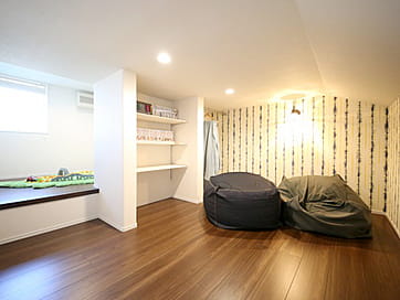 共働き夫婦が考えた家事ラクの家の部屋