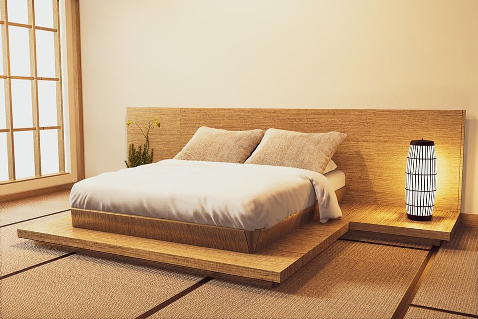 和室にベッドのイメージ