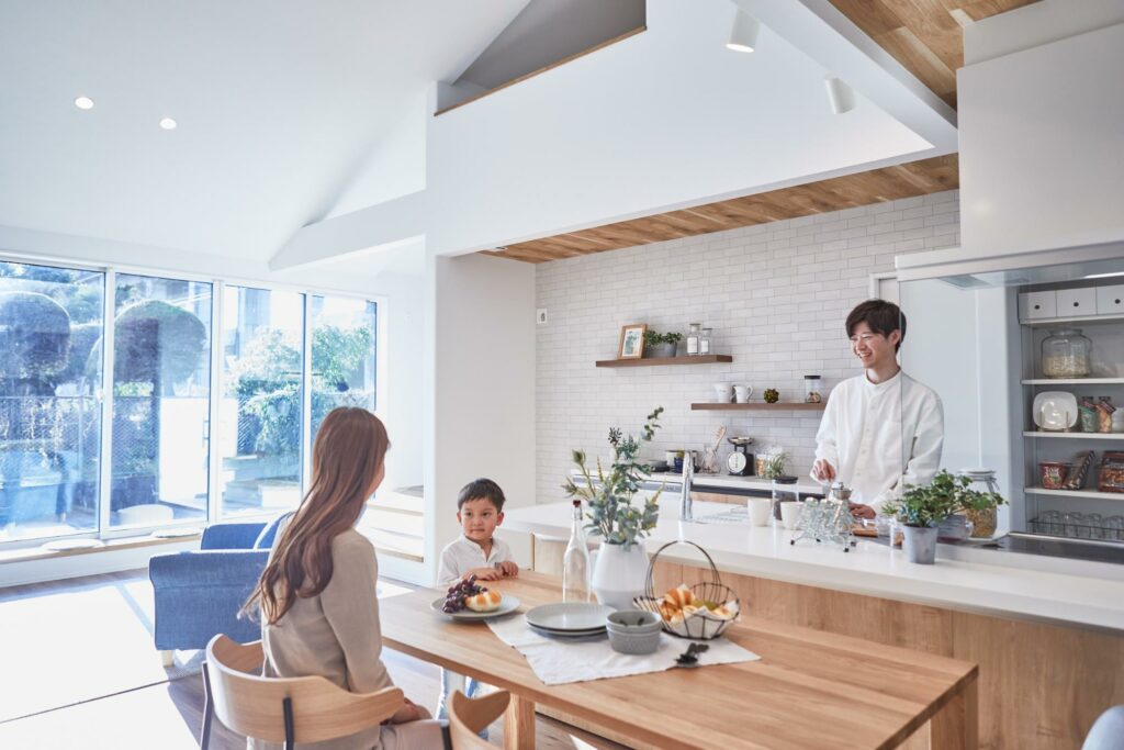 平屋住宅のメリット１：家族のコミュニケーションがとりやすい