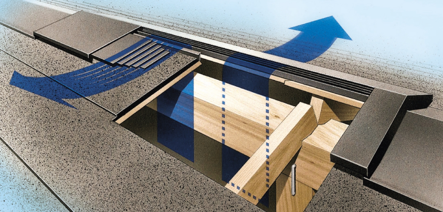 通気工法のイメージ画像